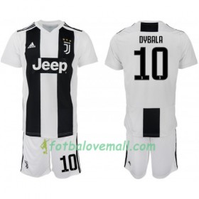 Levné Juventus Dybala 10 Dětské Domácí Fotbalové dresy 2018-2019 Krátký Rukáv